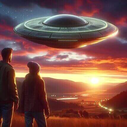 Gli adolescenti osservatori delle stelle avvistano un UFO